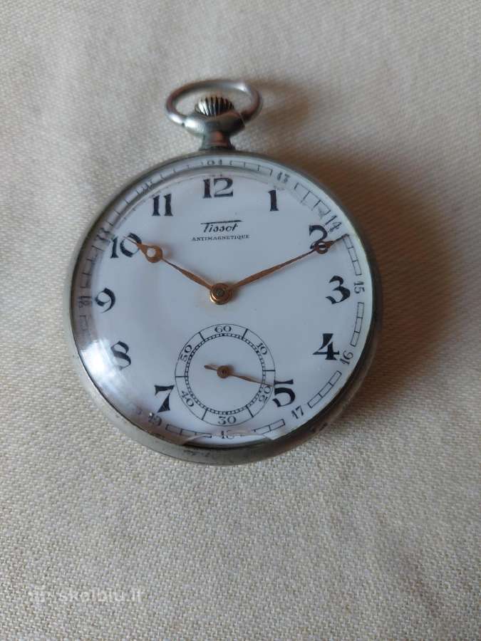 Kišeninis Tissot Mechaninis Laikrodis Į Kolekc - nuotraukos Nr. 4