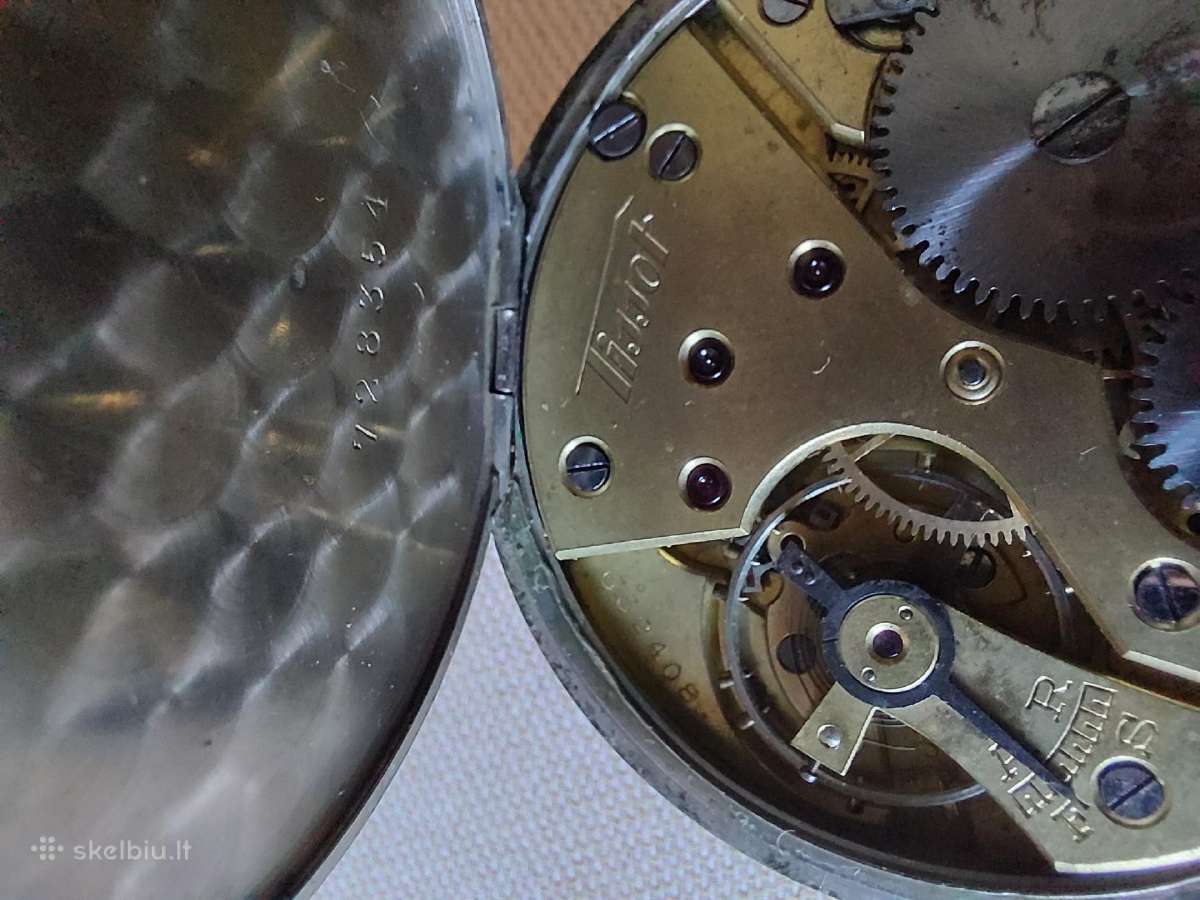 Kišeninis Tissot Mechaninis Laikrodis Į Kolekc - nuotraukos Nr. 10