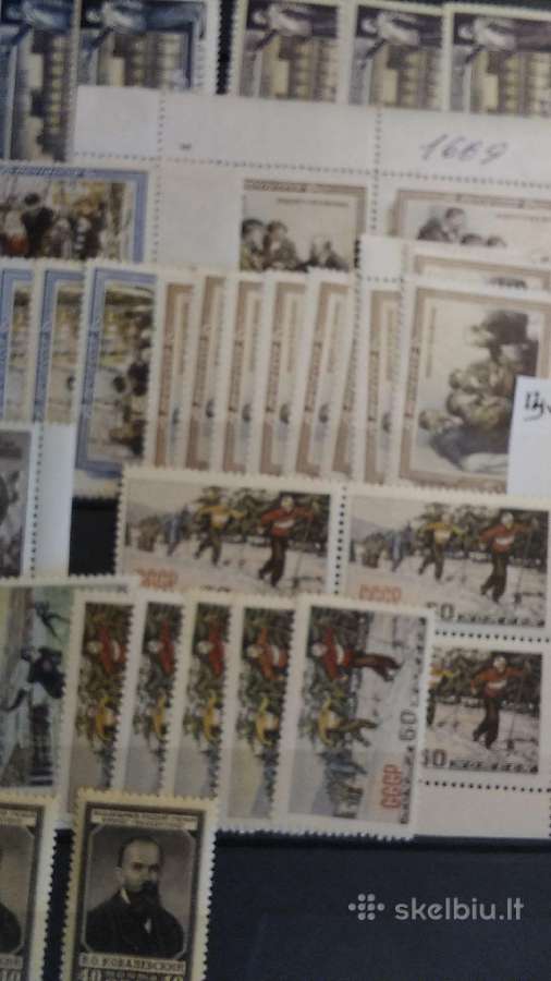 Sovietiniai pašto ženklai nuo1943m žinučių nerasyt - nuotraukos Nr. 4