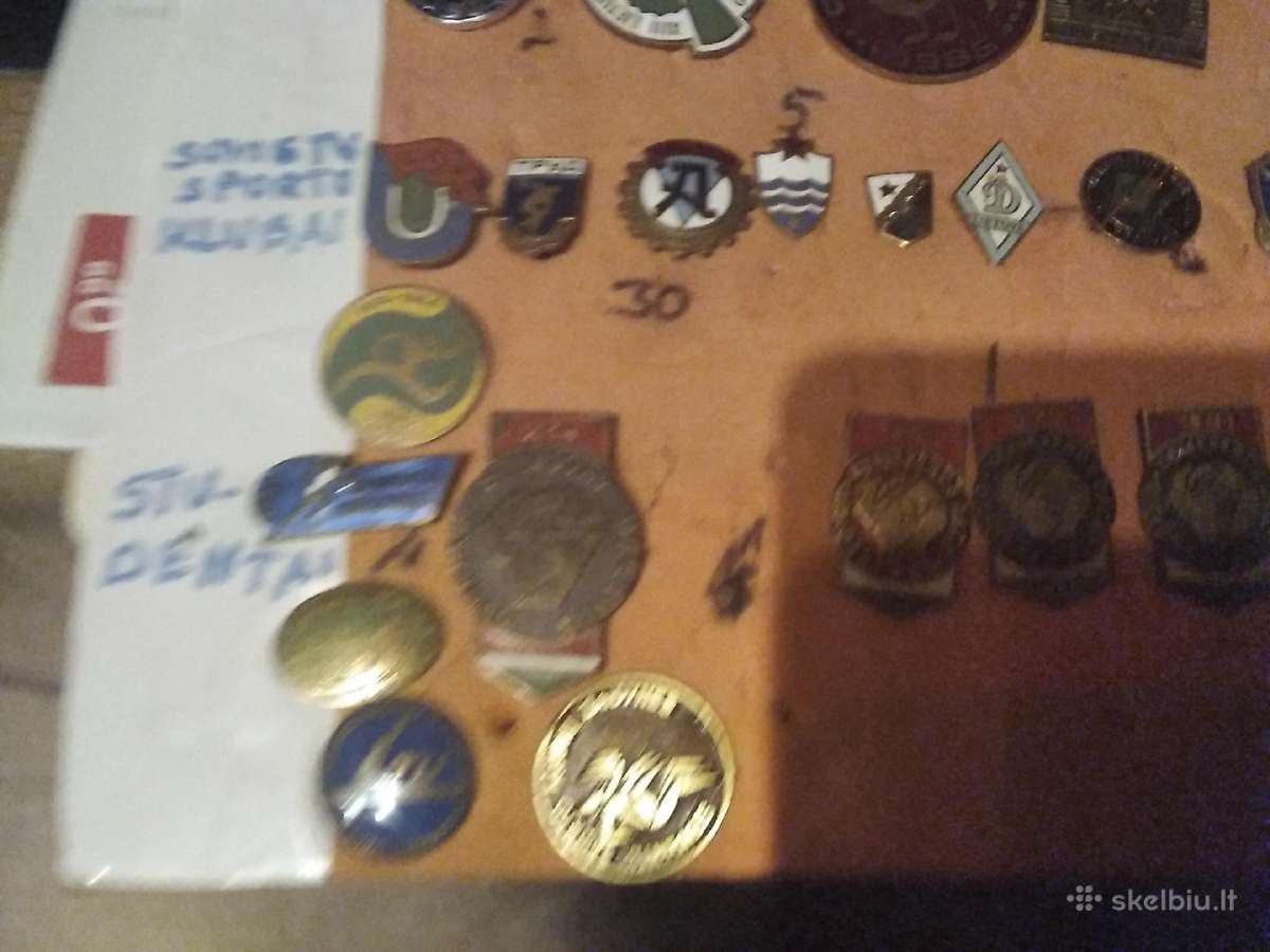 Metaliniai sovietiniai zenkliukai žinučių nerasyti - nuotraukos Nr. 10