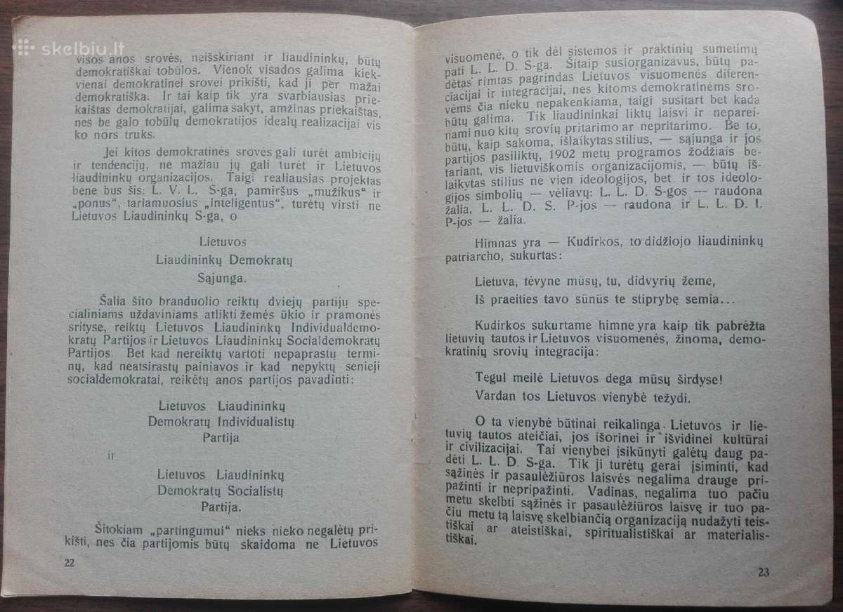1877. Pricipinės Liaudininkų Ideologijos Idėjos - nuotraukos Nr. 7
