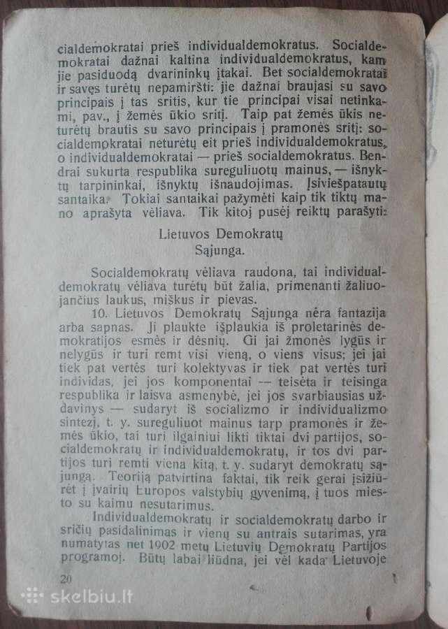 1877. Pricipinės Liaudininkų Ideologijos Idėjos - nuotraukos Nr. 12