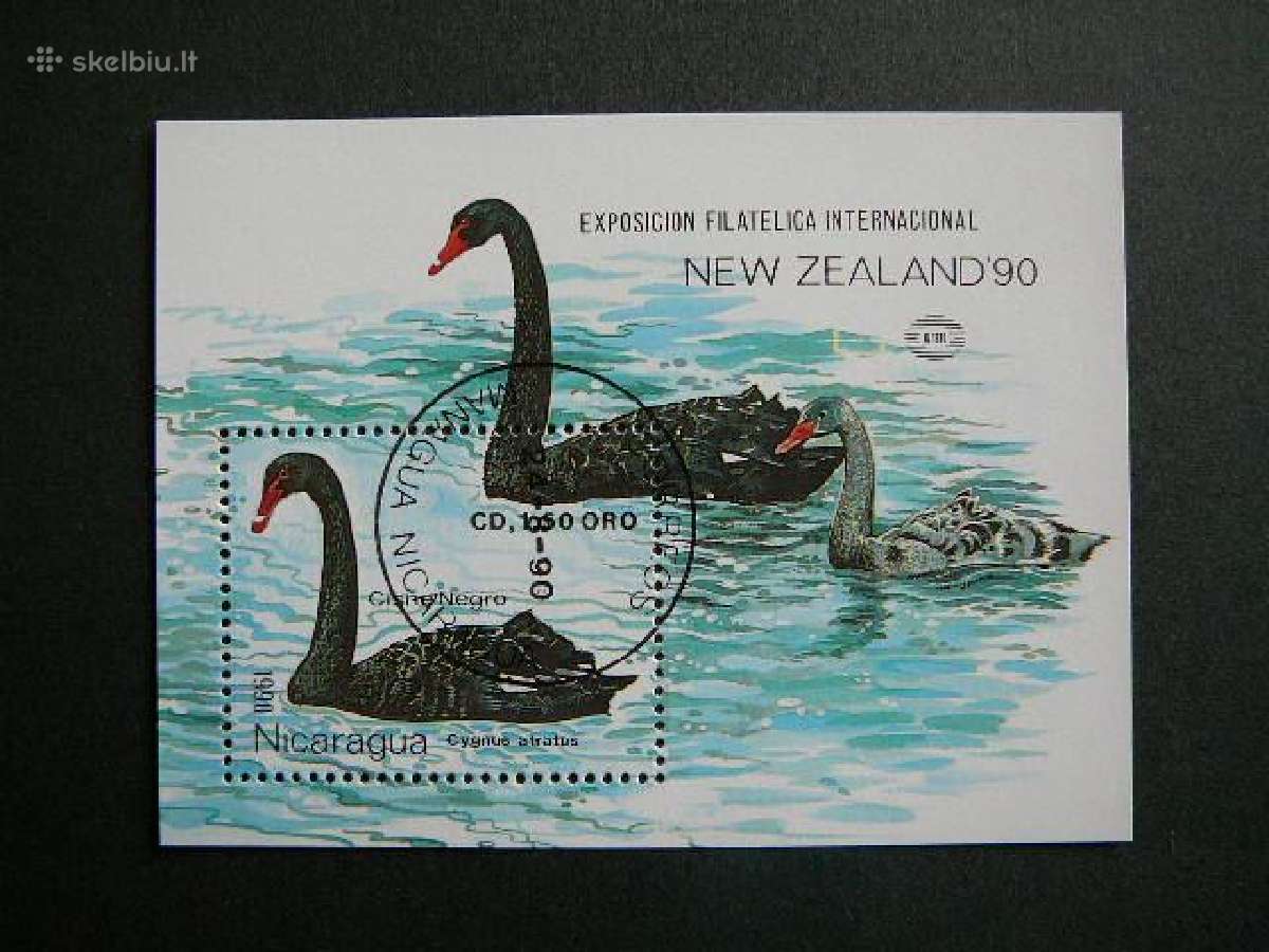 Gulbes Pauksciai Nikaragva 1990 antsp. kr388
