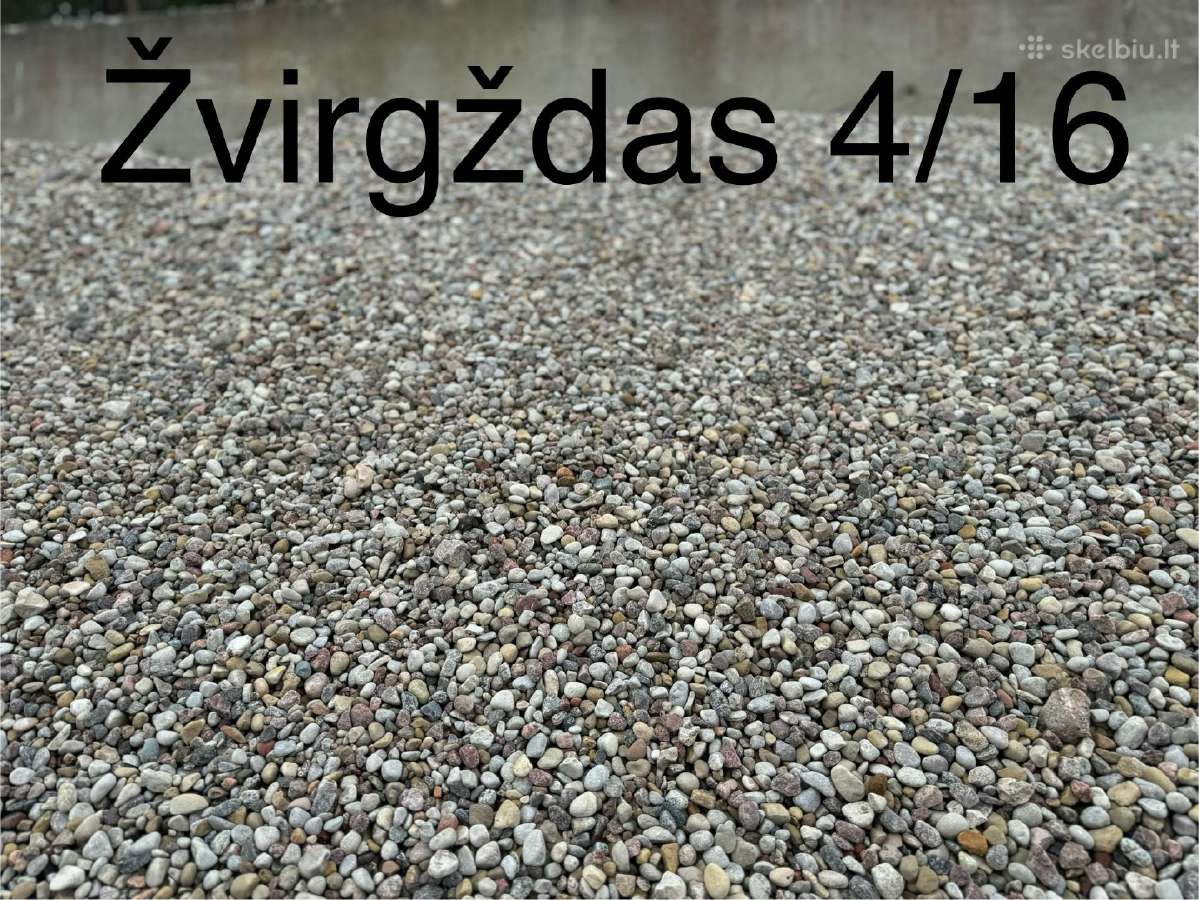 1-12kubu Žvyras Smėlis Skalda Atsijos Žvirgždas - nuotraukos Nr. 19