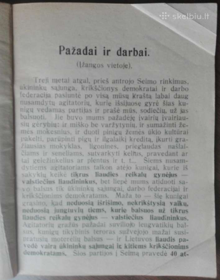 1879. Valstiečių-liaudininkų Reikalai Ir Antrasis - nuotraukos Nr. 3