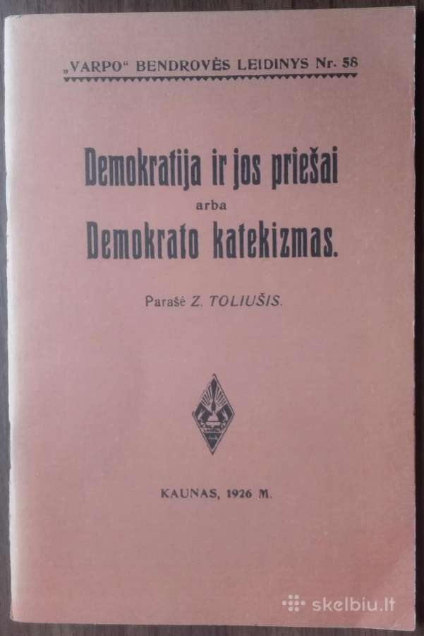 1881. Demokratija Ir Jos Priešai Arba Demokrato Ka