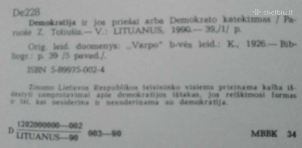 1881. Demokratija Ir Jos Priešai Arba Demokrato Ka - nuotraukos Nr. 3