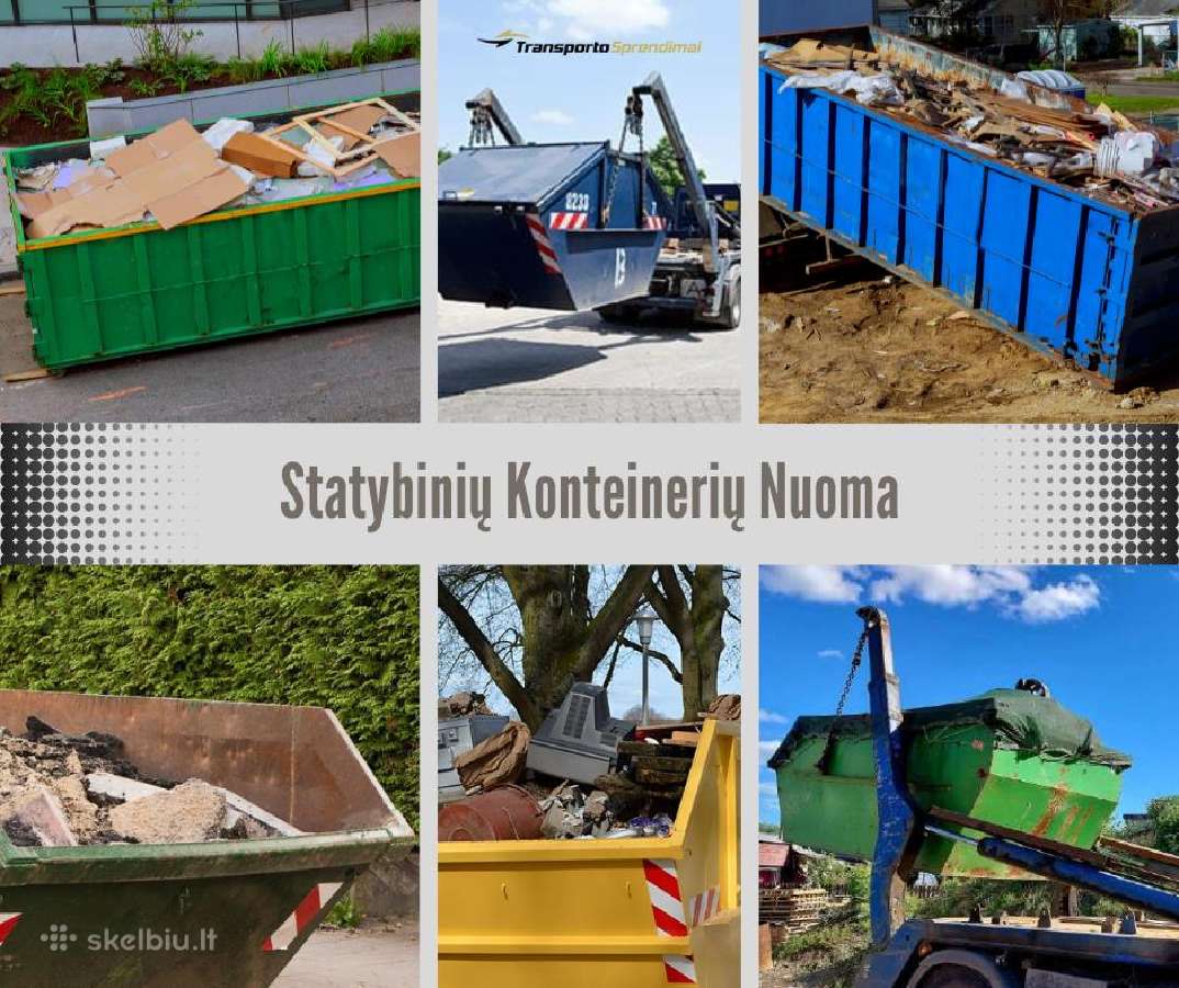 Statybinių konteinerių nuoma atliekoms - nuotraukos Nr. 31