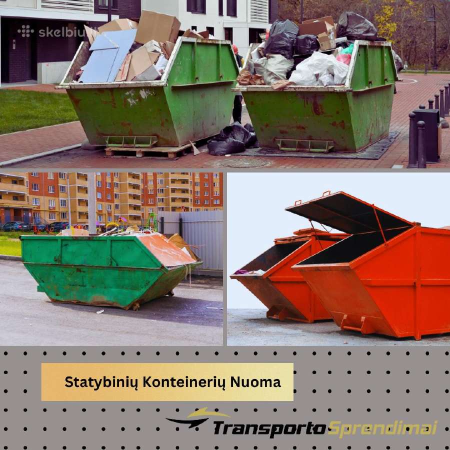 Statybinių konteinerių nuoma atliekoms - nuotraukos Nr. 33