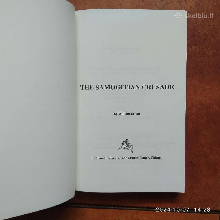 William Urban "The Samogitian crusade" 1989 metai - nuotraukos Nr. 3