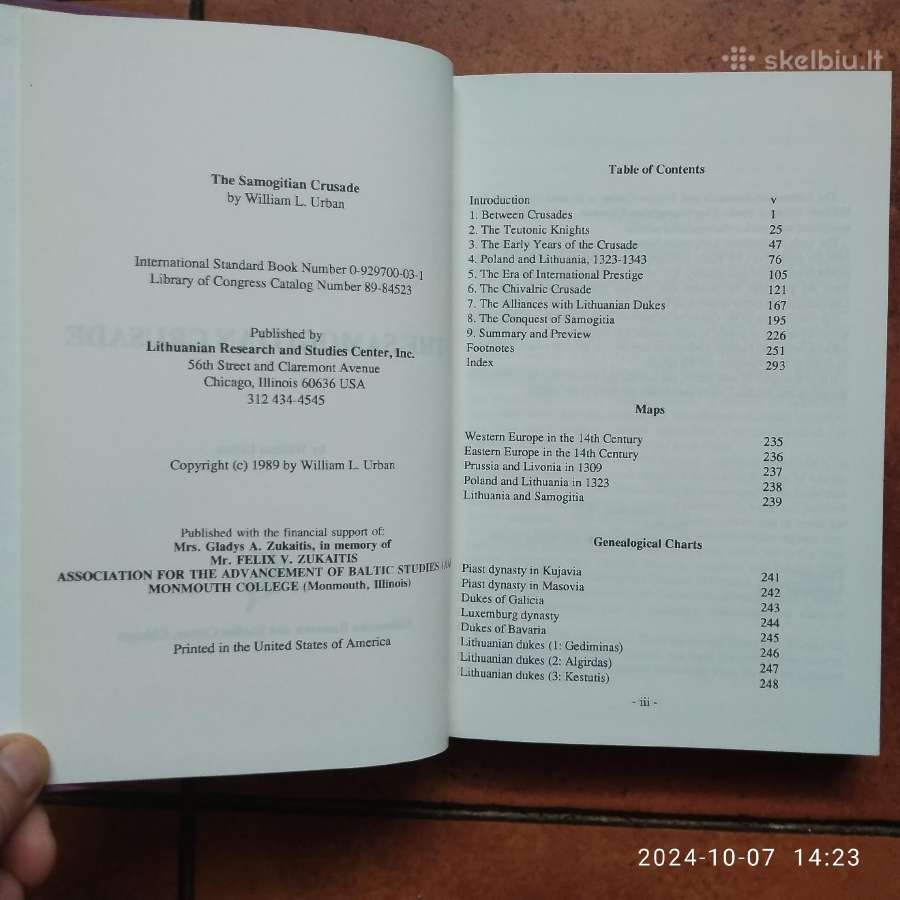 William Urban "The Samogitian crusade" 1989 metai - nuotraukos Nr. 4