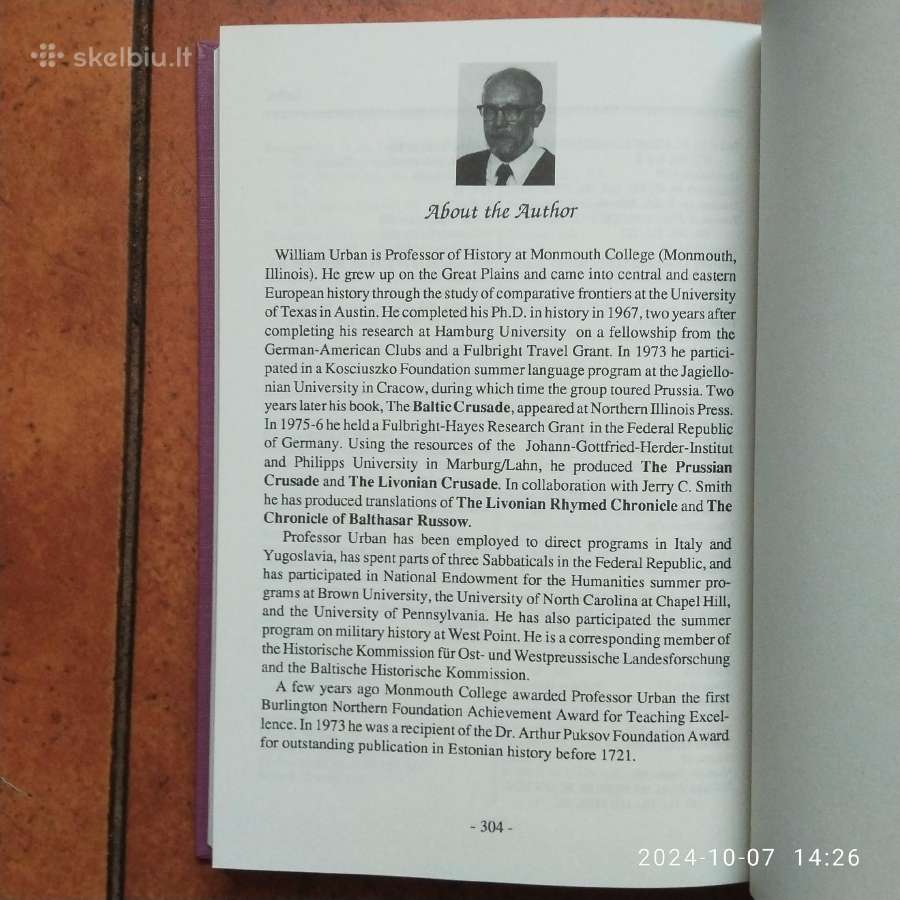William Urban "The Samogitian crusade" 1989 metai - nuotraukos Nr. 19