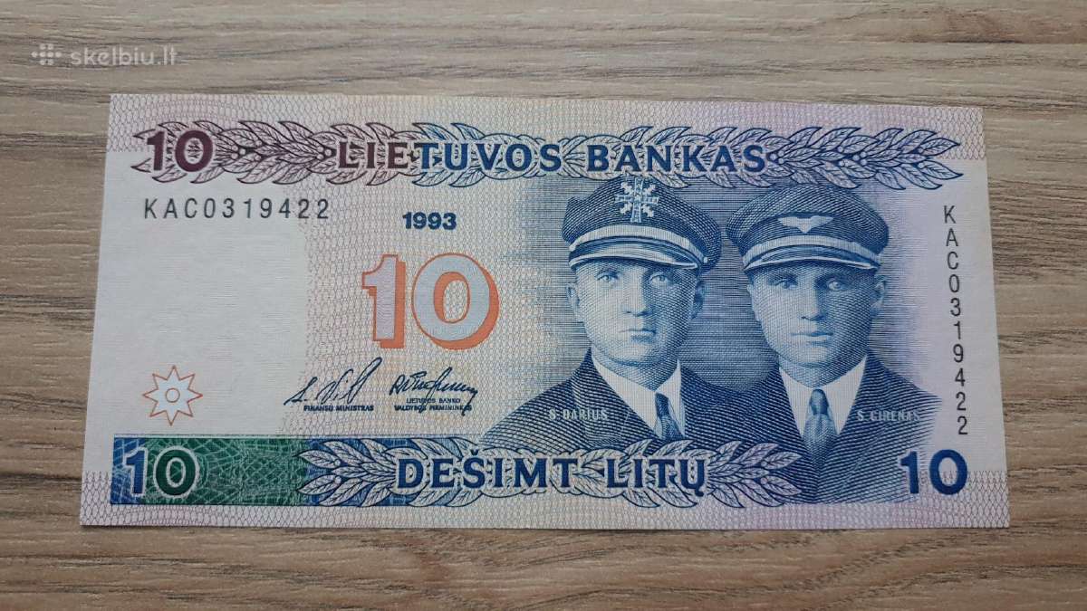 1993 metų 10 litų