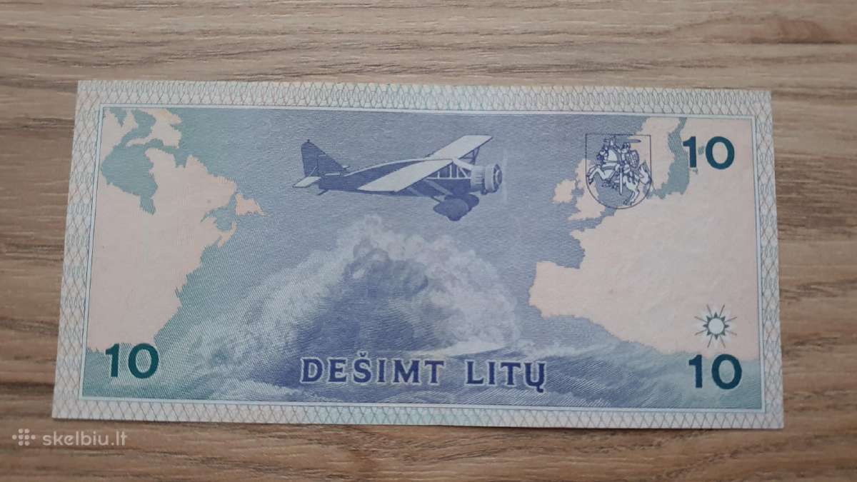 1993 metų 10 litų - nuotraukos Nr. 2