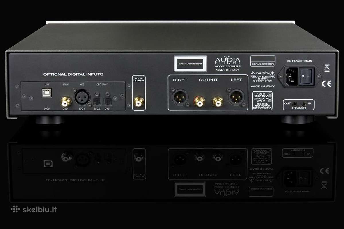 Audia Flight CD Three S Hi-end 32 bit CD player - nuotraukos Nr. 2