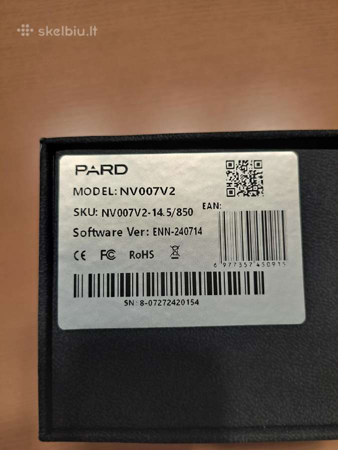 Pard nv 007v2 naktinio matymo priedelis. - nuotraukos Nr. 3