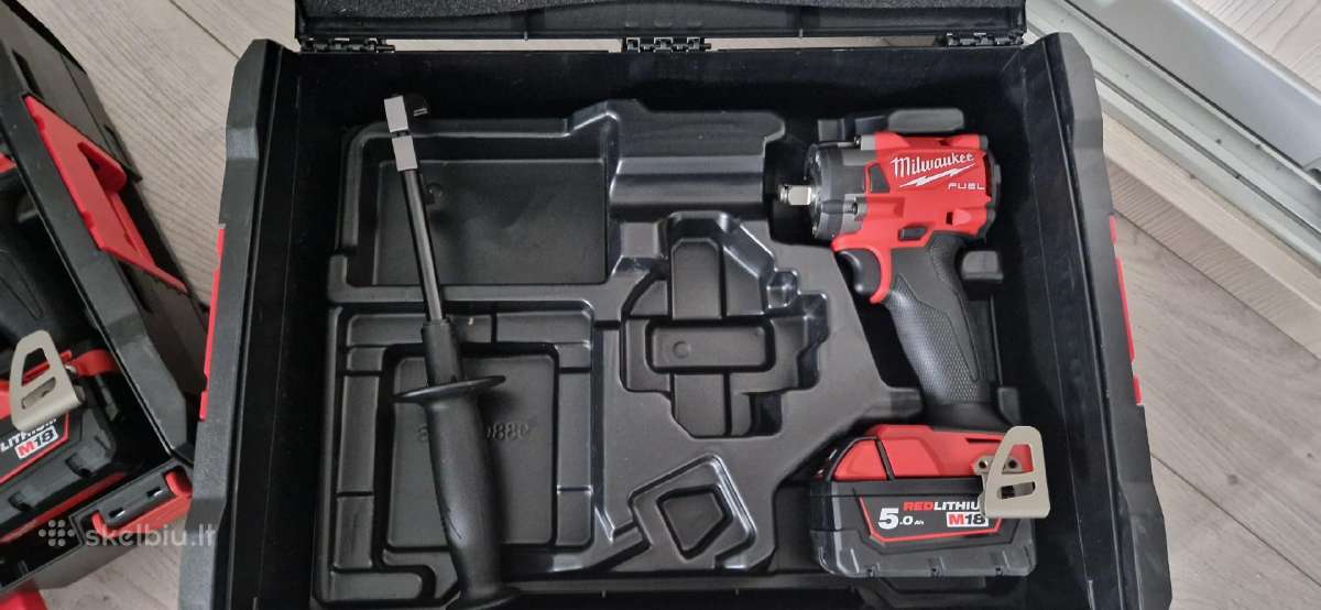 Milwaukee M18 Fiw2f12-0x Akumuliatorinis Smūginis