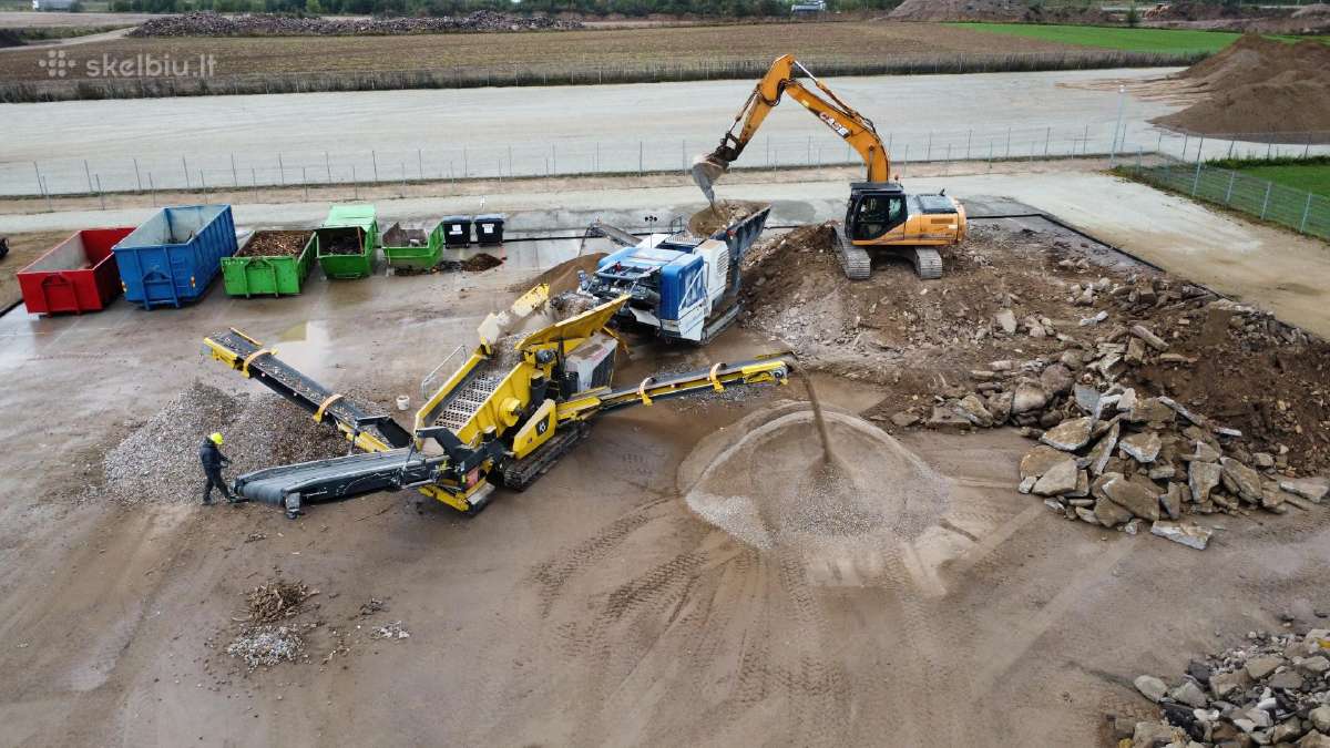 Trupinto betono skalda,maltas betonas