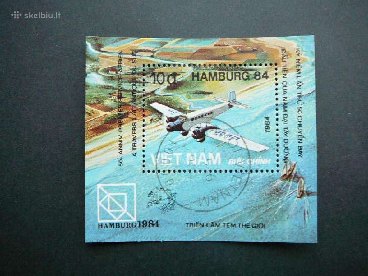 Lektuvai Vietnamas 1984 antsp. vt887