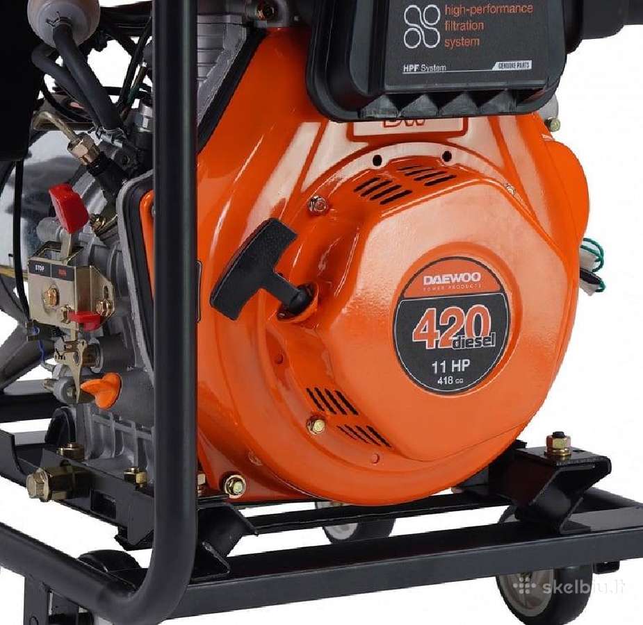 Dyzelinis elektros generatorius Daewoo Gda 6000xe - nuotraukos Nr. 3