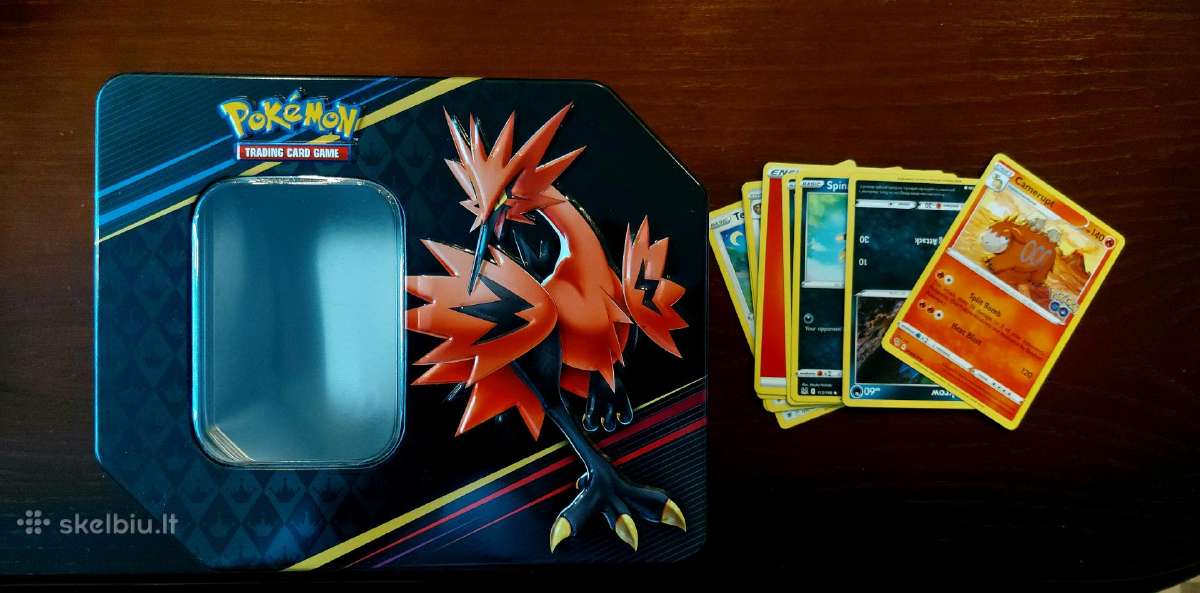 Didelė raudona Pokemon dėžutė su dovana