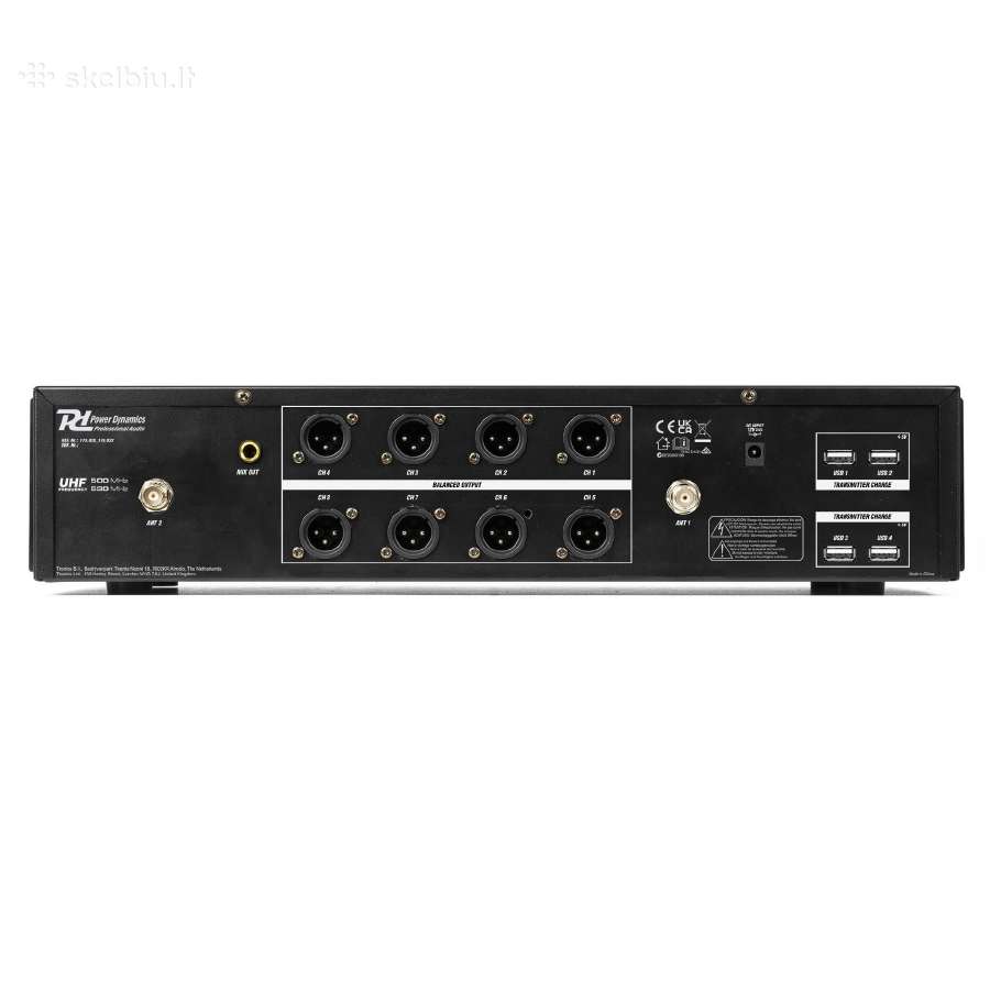 Pd528b Uhf 8 headset belaidžių mikrofonų sistema - nuotraukos Nr. 3