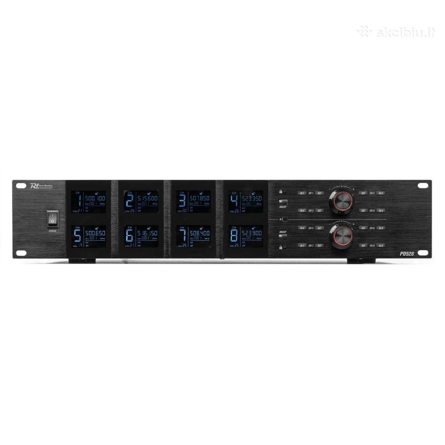 Pd528b Uhf 8 headset belaidžių mikrofonų sistema - nuotraukos Nr. 4