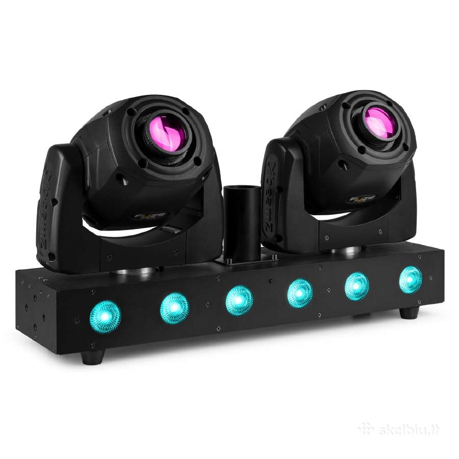 Beamz Fuze Twin dviguba judanti galva