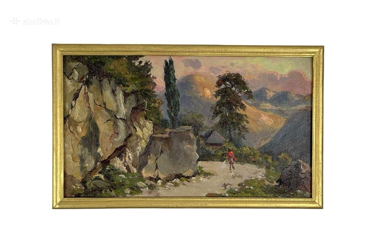 Kartonas aliejus 38.6x23.4 см kaina 35 eurai