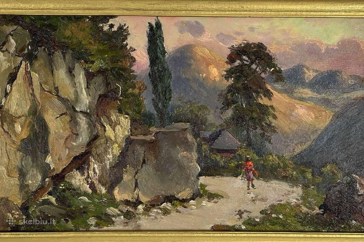 Kartonas aliejus 38.6x23.4 см kaina 35 eurai - nuotraukos Nr. 2