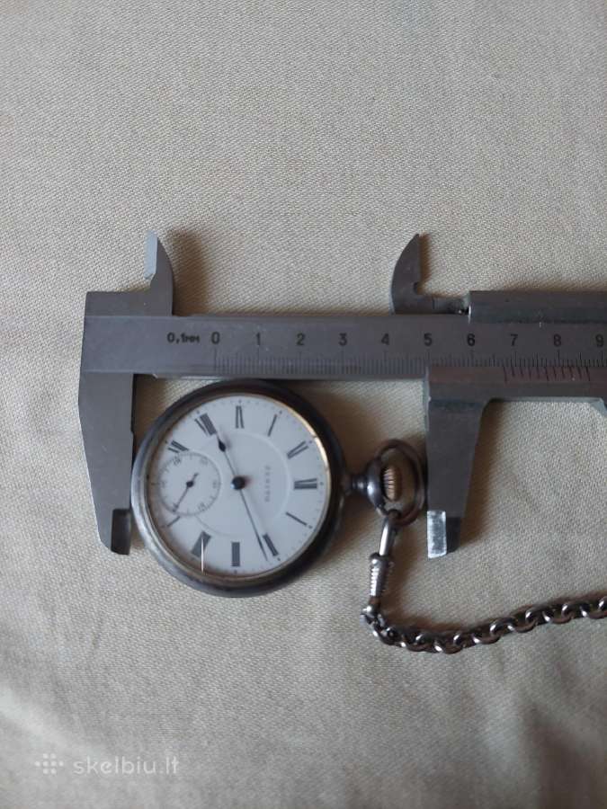 Metalinis Kišeninis Mechaninis Laikrodis Zenith. - nuotraukos Nr. 4
