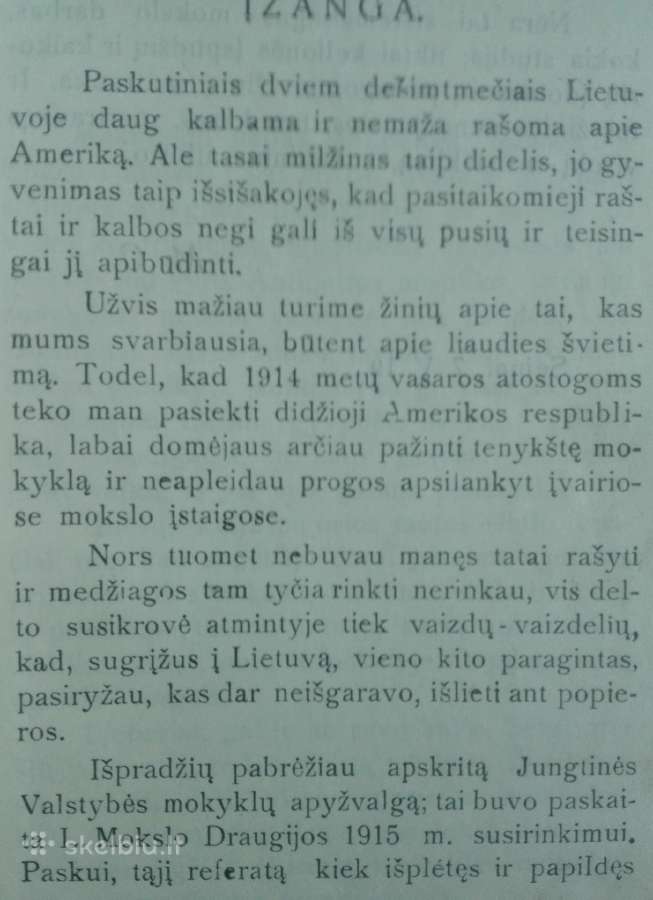 1892. Amerikos Mokykla M.gustaitis Seinai 1919 m. - nuotraukos Nr. 4