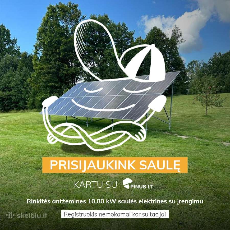 Antžeminė Saulės Elektrinė 10,8 Kw
