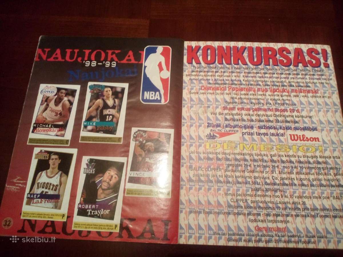Parduodu du Nba lipdukų albumus. - nuotraukos Nr. 2