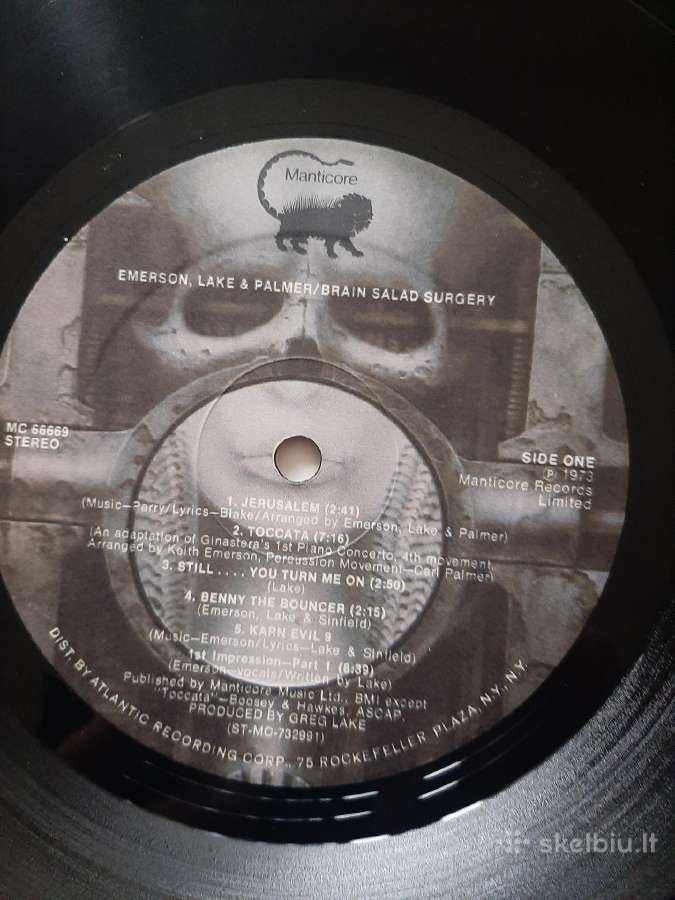 Emerson, Lake & Palmer 1973 “Brain Salad Burger" - nuotraukos Nr. 4
