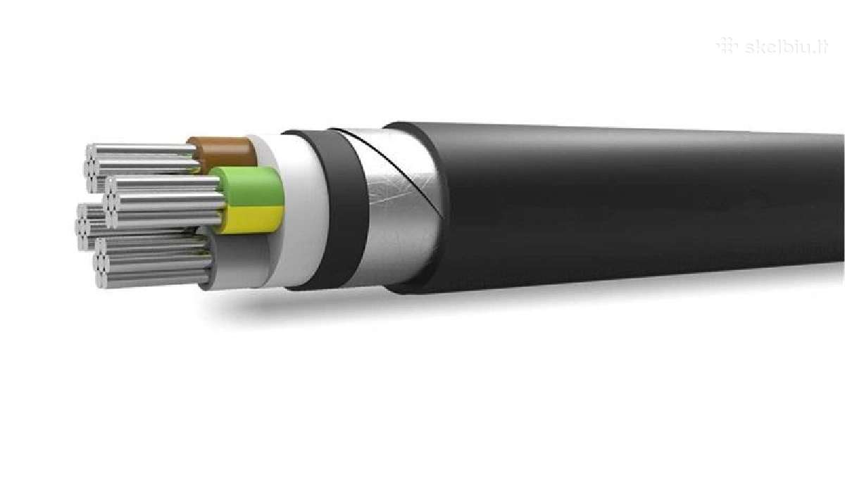 Parduodamas aliuminis jėgos kabelis 4x90mm2