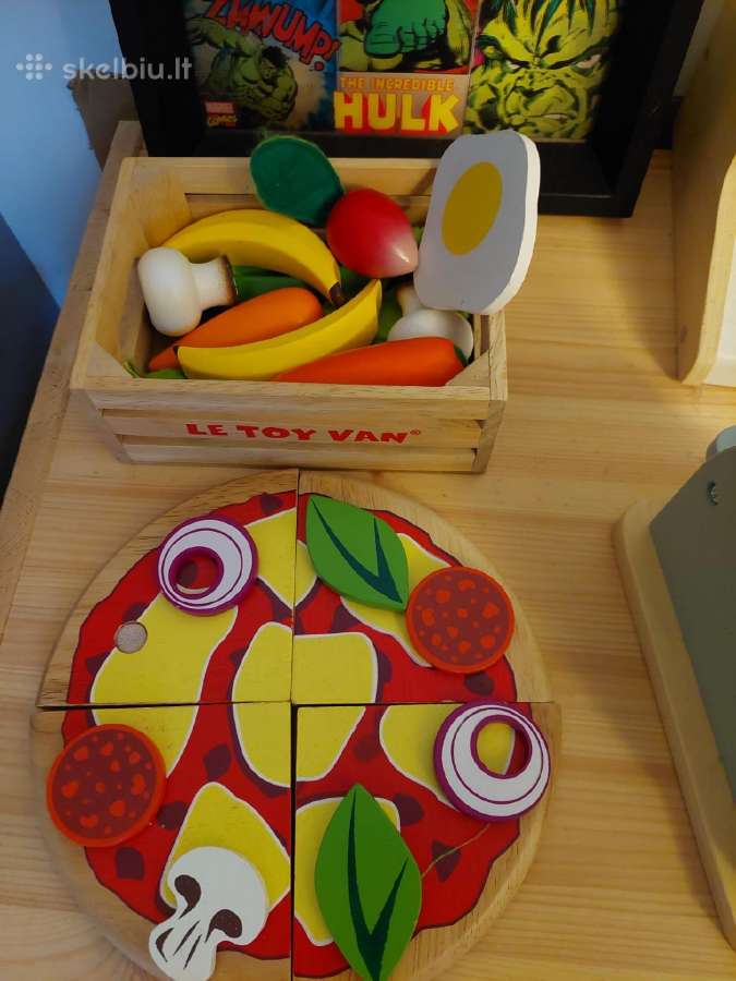 Le Toy Van virtuvėlė „Honeybake" + daug priedų - nuotraukos Nr. 9