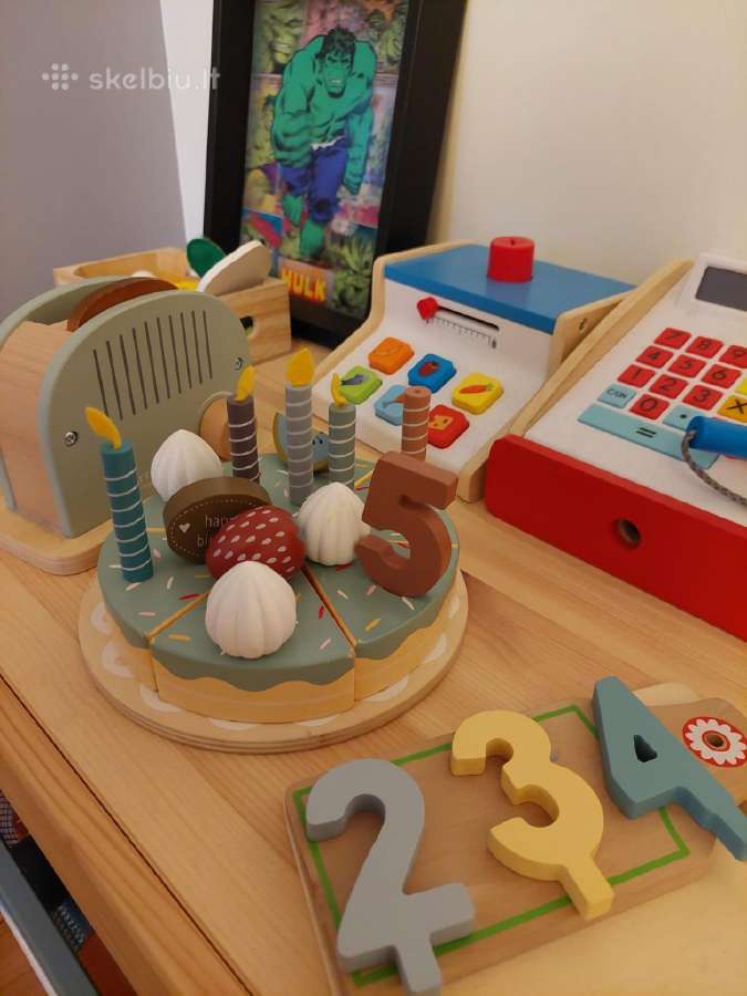 Le Toy Van virtuvėlė „Honeybake" + daug priedų - nuotraukos Nr. 11
