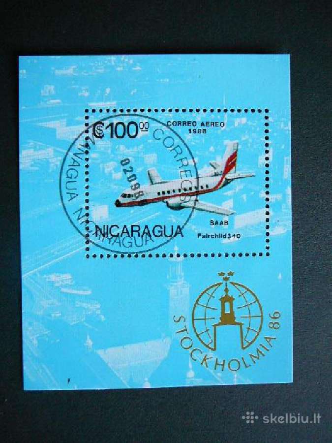 Lektuvai Nikaragva 1986 antsp. nkr461