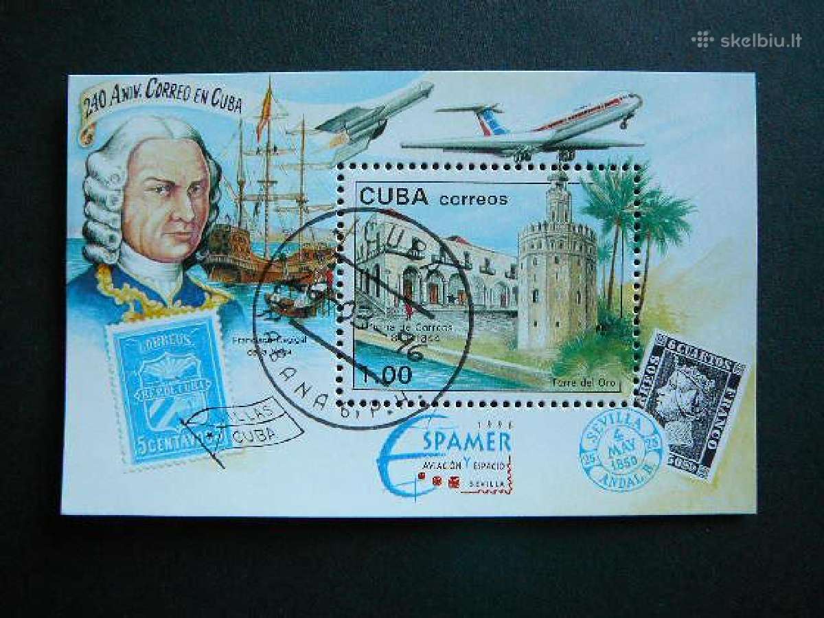Lektuvai Kuba 1996 antsp. cu888