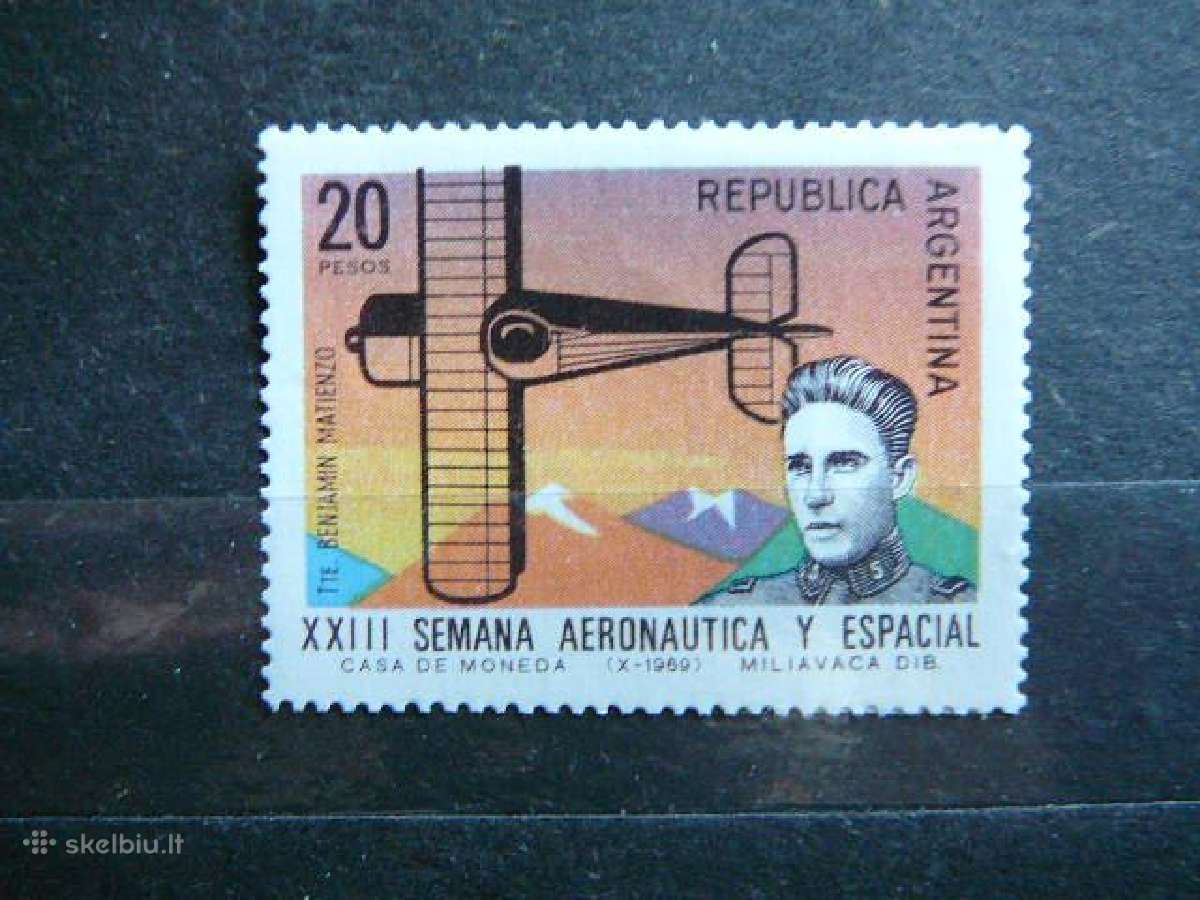 Lektuvai Argentina 1969 Mnh arg913