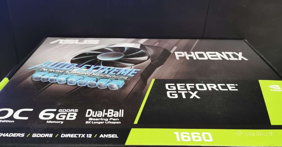 Asus gtx 1660 6gb