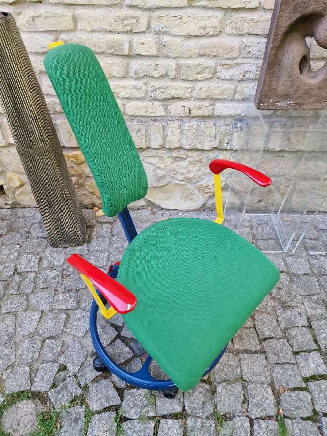 Vintažinė Mid Century autorinė darbo kėdė - nuotraukos Nr. 5