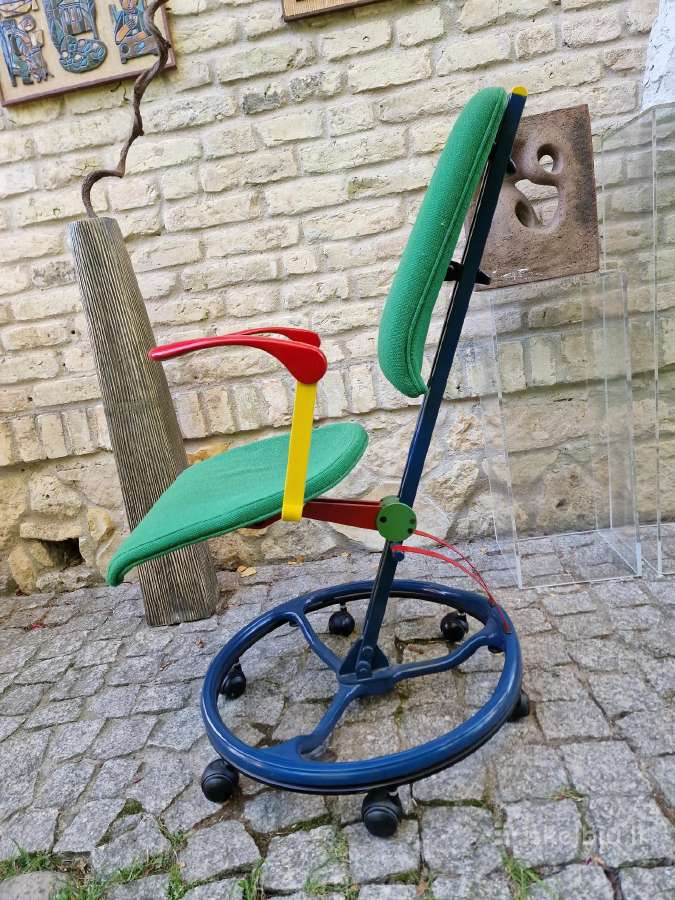 Vintažinė Mid Century autorinė darbo kėdė - nuotraukos Nr. 8