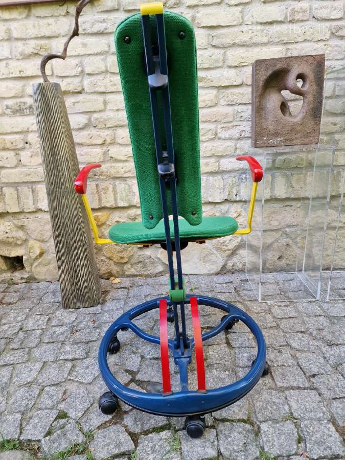 Vintažinė Mid Century autorinė darbo kėdė - nuotraukos Nr. 9