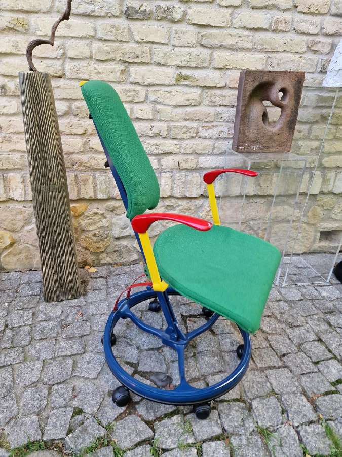 Vintažinė Mid Century autorinė darbo kėdė - nuotraukos Nr. 10