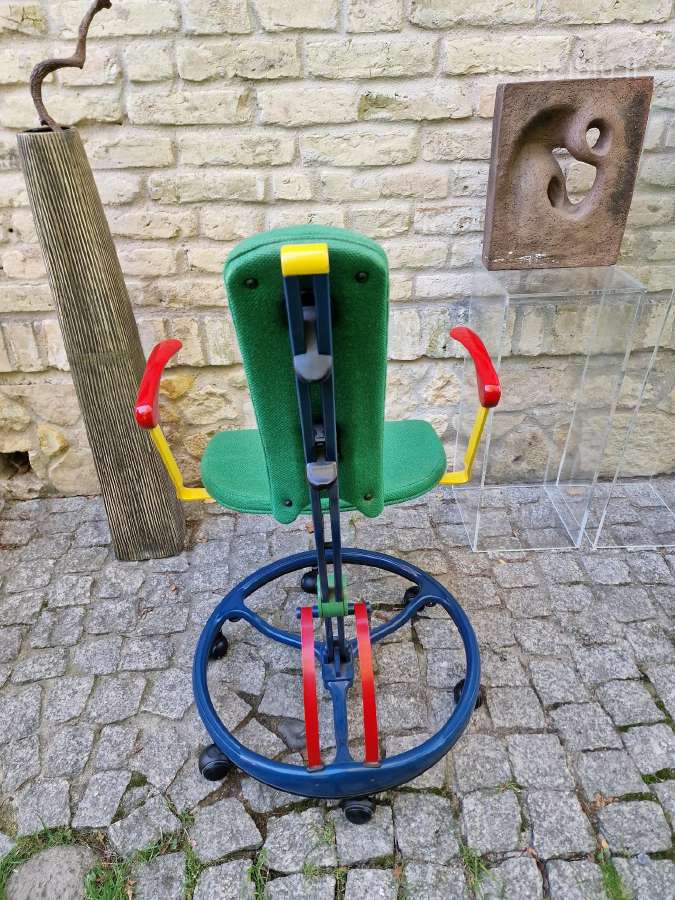 Vintažinė Mid Century autorinė darbo kėdė - nuotraukos Nr. 11