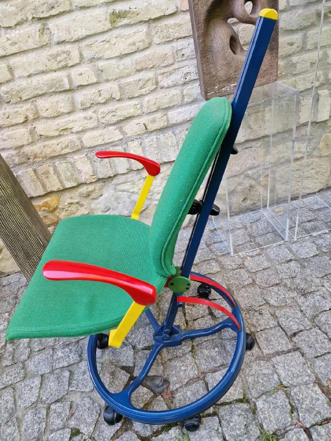 Vintažinė Mid Century autorinė darbo kėdė - nuotraukos Nr. 14