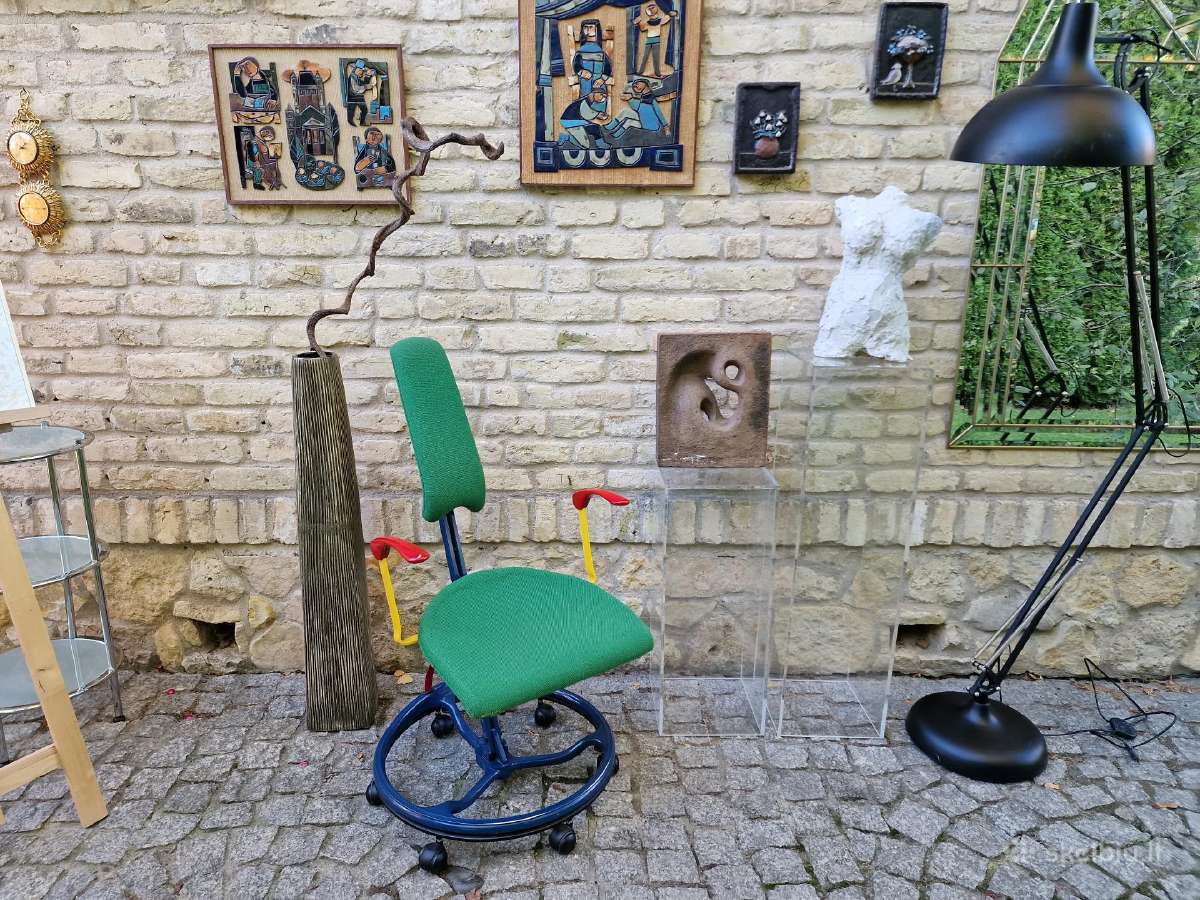 Vintažinė Mid Century autorinė darbo kėdė - nuotraukos Nr. 25