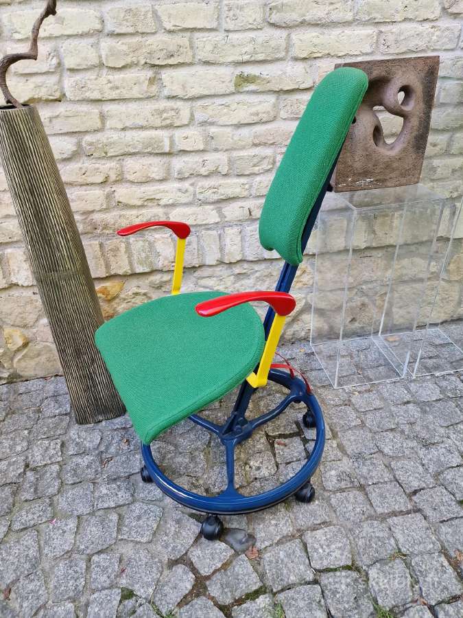 Vintažinė Mid Century autorinė darbo kėdė - nuotraukos Nr. 28